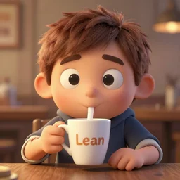 photorealistic jimmy neutron sipping a cup of lean. hyperdetailed photorealism.
