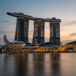 blade runner style scenery in singapore in photorealistic detail hd 8 k