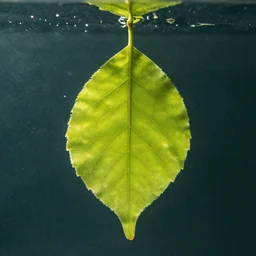 leaf leafintact underwater liquid polarocurated