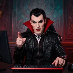 dracula gamer youtuber