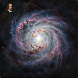 cosmic person nebula, an oil painting, by ( leonardo da vinci ) and greg rutkowski and rafal olbinski ross tran airbrush time magazine