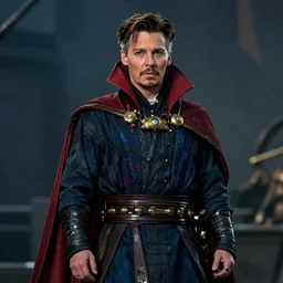film still of Johnny Depp as Doctor Strange in Avengers Endgame, 4k