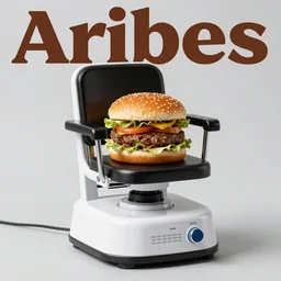 a hamburger sitting on the electric chair, electric chair, award winning photograph, magazine cover, social commentary