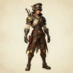 original steampunk character commission trending on artstation