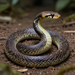 a photo of anthropomorph snake, 8k