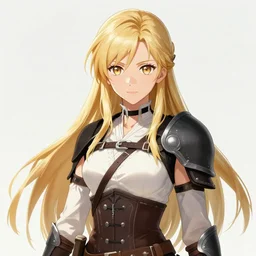 An anime portrait of Ssunbuki as a blonde huntress from Skyrim, by Stanley Artgerm Lau, WLOP, Rossdraws, James Jean, Andrei Riabovitchev, Marc Simonetti, and Sakimichan, tranding on artstation, ultra realistic