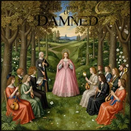 A Concert for the Dammed, in the style of The Garden of Earthly Delights by Hieronymus Bosch, featured on Artstation