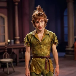 film still of Peter Pan in Willy Wonka's and the Chocolate Factory 1971
