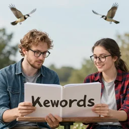 nerds using keywords to see birds