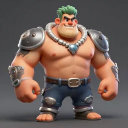 giga chad by Burdisio, Alejandro , trending on art station , Hyperdetailed , CGSociety