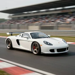 an aboned porsche 9 1 1 carrera gt le mans in shape of silvia rocket bunny edition, race track background, long shutter speed, retro style, modern car design, 8 k resolution, hasselblad photo