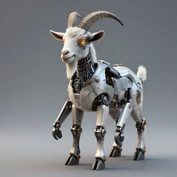 anthropomorph scifi goat robot