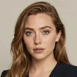 a beautiful artwork portrait of elizabeth olsen featured on artstation