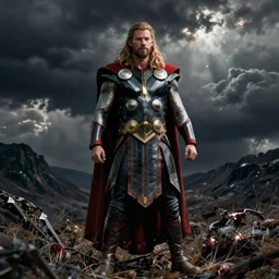 chris hemsworth as thor in bloodborne