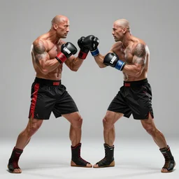 fighting dwayne johnson in'punch - out!! ', screenshot
