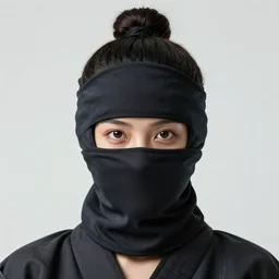 perfectly centered close up portrait, ninja, professional portrait photography, candid photography, by anne stokes, updo, highly detailed, unreal engine 5