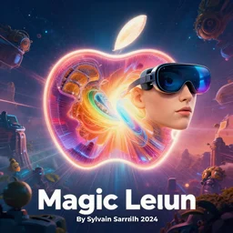 , photo realistic, dynamic lighting, artstation, poster, worlds collide, apple vs. magic leap, spatial computer, epic scale, by sylvain sarrailh, by studio ghibli, trending on artstation, color theory, volumetric lighting, 8 k, award winning