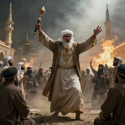 al - masih ad - dajjal being defeated in the day of judgement 4 k quality super realistic