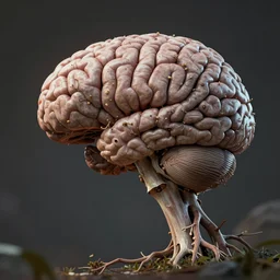 brain and brainstems vaguely resembling trees, trending on artstation, 4k, hyperrealistic, focused, extreme details, unreal engine 5, cinematic, masterpiece, high resolution, detailed