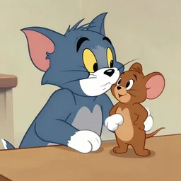 tom and jerry trending on artstation