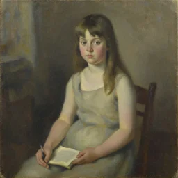 “An oil painting by the Swedish artist Vera Silverstolpe”