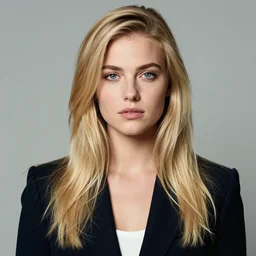 photograph by steve mccurry of professional young blonde female
