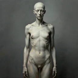 a highly detailed 4 k matte painting of human without soul, zdzislaw beksinski