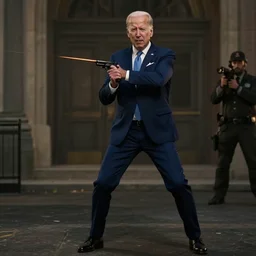 screenshot of joe biden performing an assassination in hitman 3