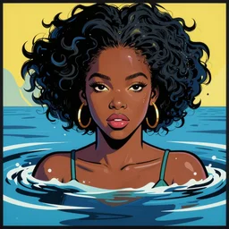 african american “Drowning Girl” by Roy Lichtenstein