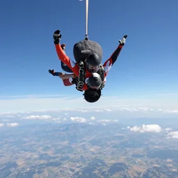 Skydiving into a black hole, go pro footage