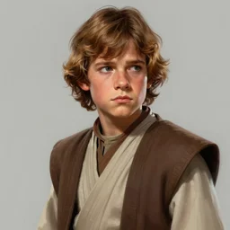 star wars portrait of a teen by greg rutkowski, young jacen solo, he is about 1 6 years old, restless expression, wearing jedi robes, highly detailed portrait, scifi, digital painting, artstation, concept art, smooth, sharp foccus ilustration, artstation hq.