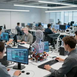 computers building humans