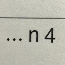... - - - -... - n 4