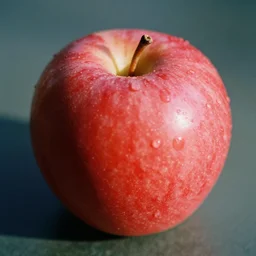 a beautiful photo of a red apple, Fujifilm Velvia 100