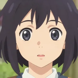 close-up Makoto Shinkai portrait of cute anime girl, extremely detailed eyes, anime key visual, official media, by Rossdraws