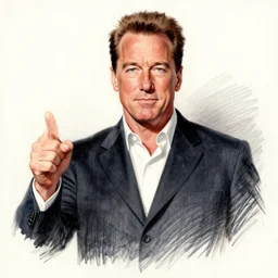 arnold schwarzenegger drawn by mort drecker
