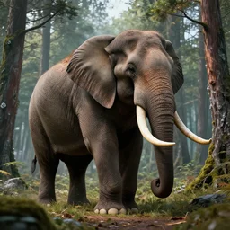 war elephant in taiga, by mark ryden, iris van herpen, highly detailed, epic, octane render, excellent composition, 8 k, trending on artstation, cinematic lighting, masterpiece, behance contest winner, stunning, gorgeous, much wow