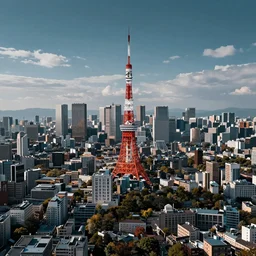nantes, france, futuristic landscape mixed with tokyo
