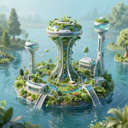 hyperrealistic artwork sustentability sci water regenerative technologies to disruptive creation sci cyberpunk natur! photogra futures