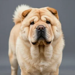 smooth skin shar pei dog
