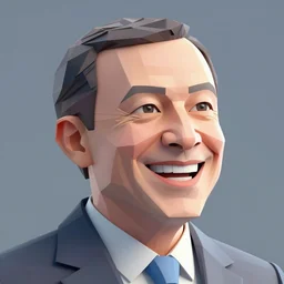 erdogan laughing, low poly, 3 d render, high detail, artstation, concept art, behance, ray tracing, smooth, sharp focus, ethereal lighting