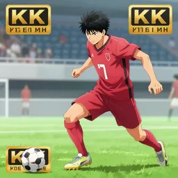 Tetsuya Kuroko playing football, 8K