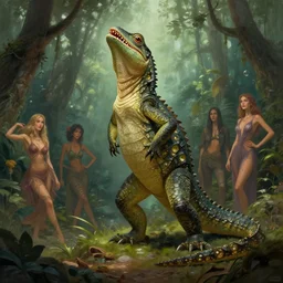 epic professional digital art of hungry 🐲💃 forest, faint atmospheric lighting, painted, intricate, detailed, by leesha hannigan, wayne haag, reyna rochin, ignacio fernandez rios, mark ryden, iris van herpen, best on artstation, cgsociety, epic, stunning, gorgeous, much wow, cinematic, masterpiece.