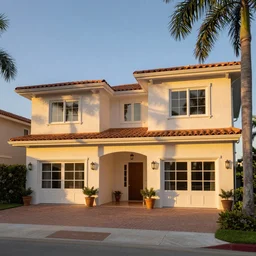 palm beach beachfront villa, sunset light los angeles