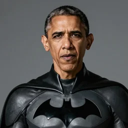 barrak obama as batman, f 2. 8, portrait, pulling a face,