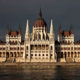 Hungarian Parliament Building. By Konstantin Razumov, Fractal flame, chiaroscuro, highly detailded