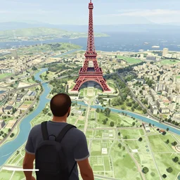 Gameplay of the new Paris map in GTA 5