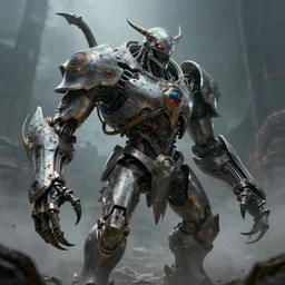 god of machine, digital art, horror, trending on artstation, HD, 8K, highly detailed, good lighting, beautiful, epic, masterpiece