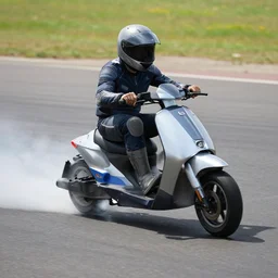 Rocket-powered scooter