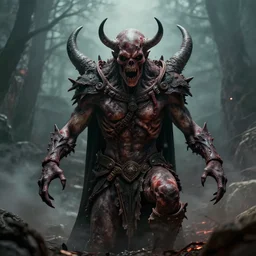 A realistic photo of hell